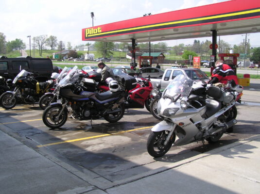Meeting up at the truck stop