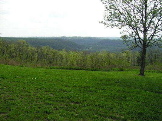 Green hills from the overlook