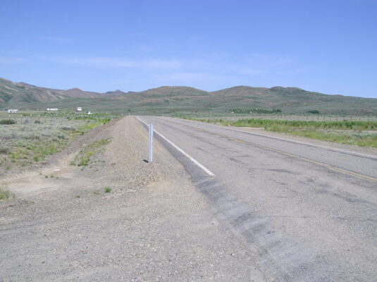 Wide-open Utah two-lane