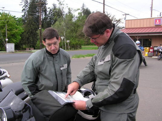Checking the map