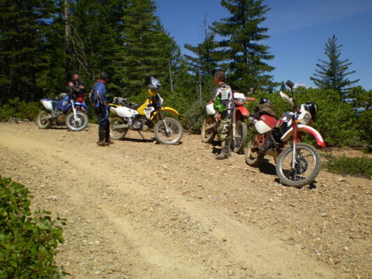 Group stop on the ridge
