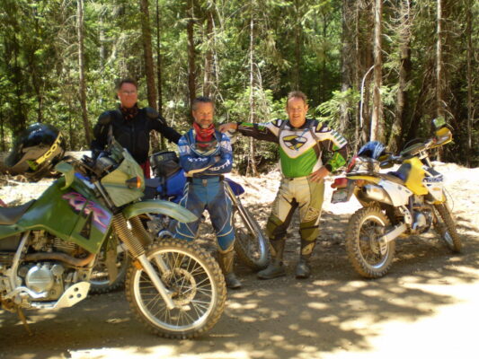 Group shot in the forest
