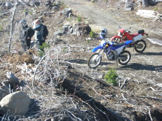 Break in the slash