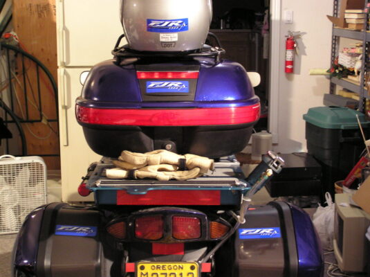FJR with Givi top case