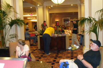 Rally hotel lobby