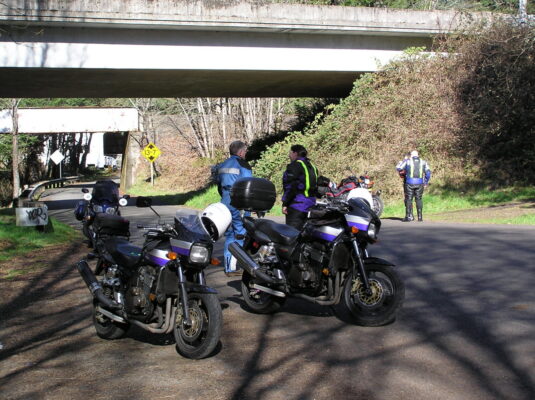 Bikes under the bridge