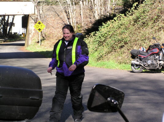 Hi-vis and purple