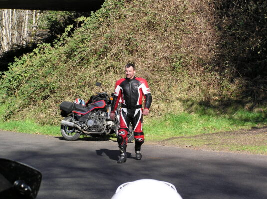 Red leathers
