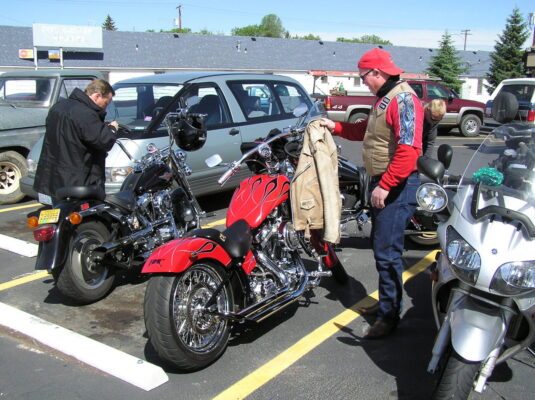 Gearing up in the lot
