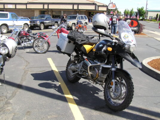 BMW adventure bike ready