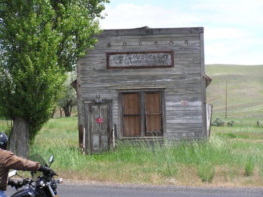 Old wooden storefront