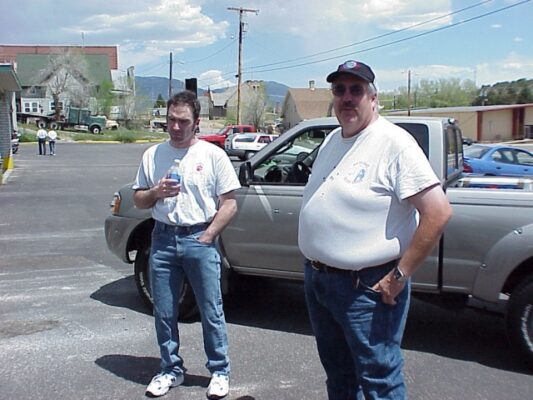 Marty Leir (BMW) and Tom Melchild (FJR)*