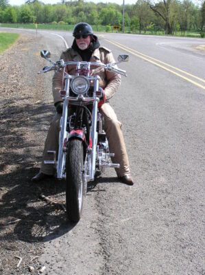 Rider on the cruiser