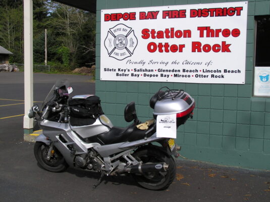 Checkpoint: Otter Rock fire station