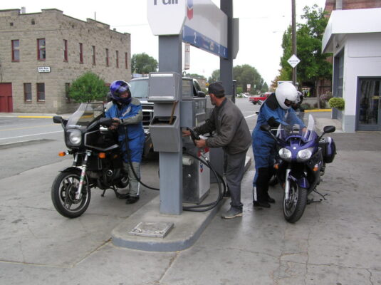Filling up