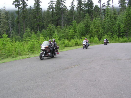 More riders arriving
