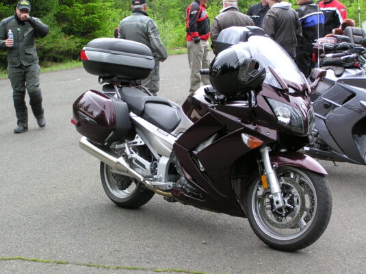 Burgundy FJR